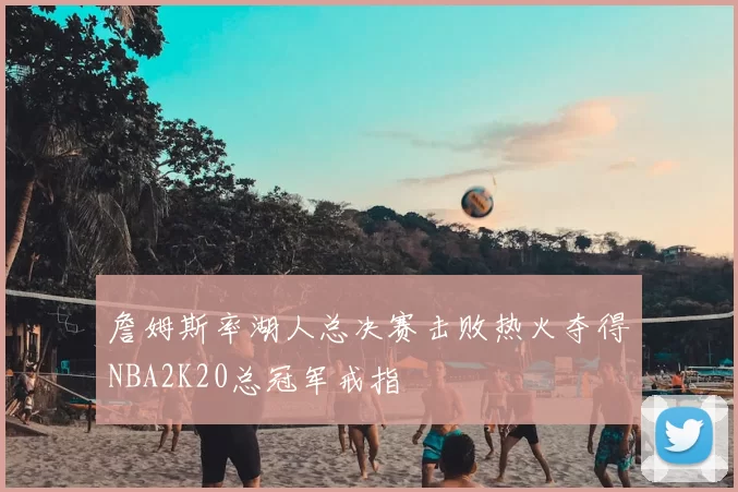 詹姆斯率湖人总决赛击败热火夺得NBA2K20总冠军戒指