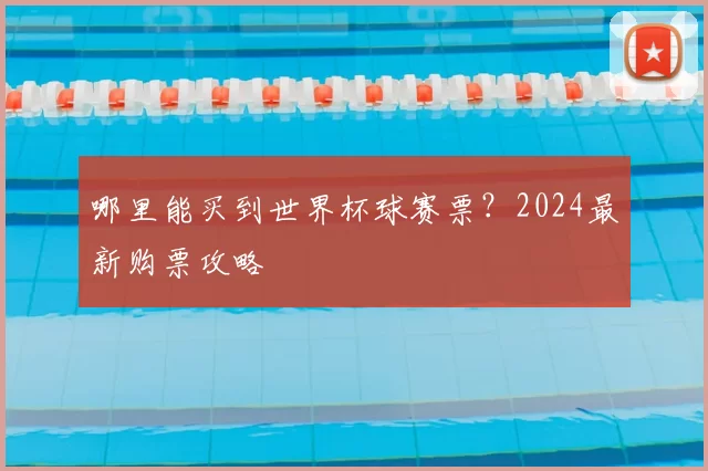 哪里能买到世界杯球赛票?2024最新购票攻略