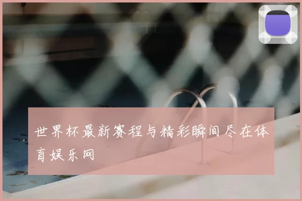 世界杯最新赛程与精彩瞬间尽在体育娱乐网